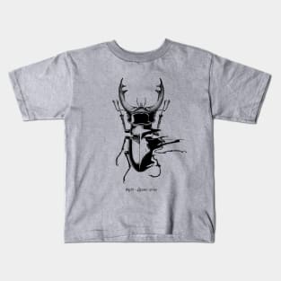 Stag Beetle Glitch Kids T-Shirt